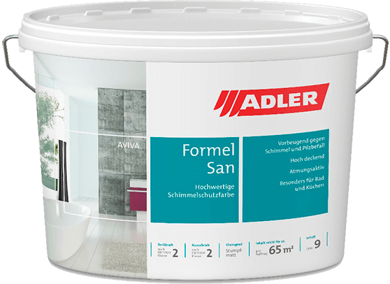 Краска для влажных помещений Aviva Formel-San