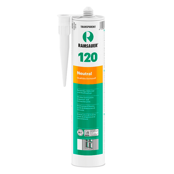 Силиконовый герметик Ramsauer 120 NEUTRAL Серый 0.6 л