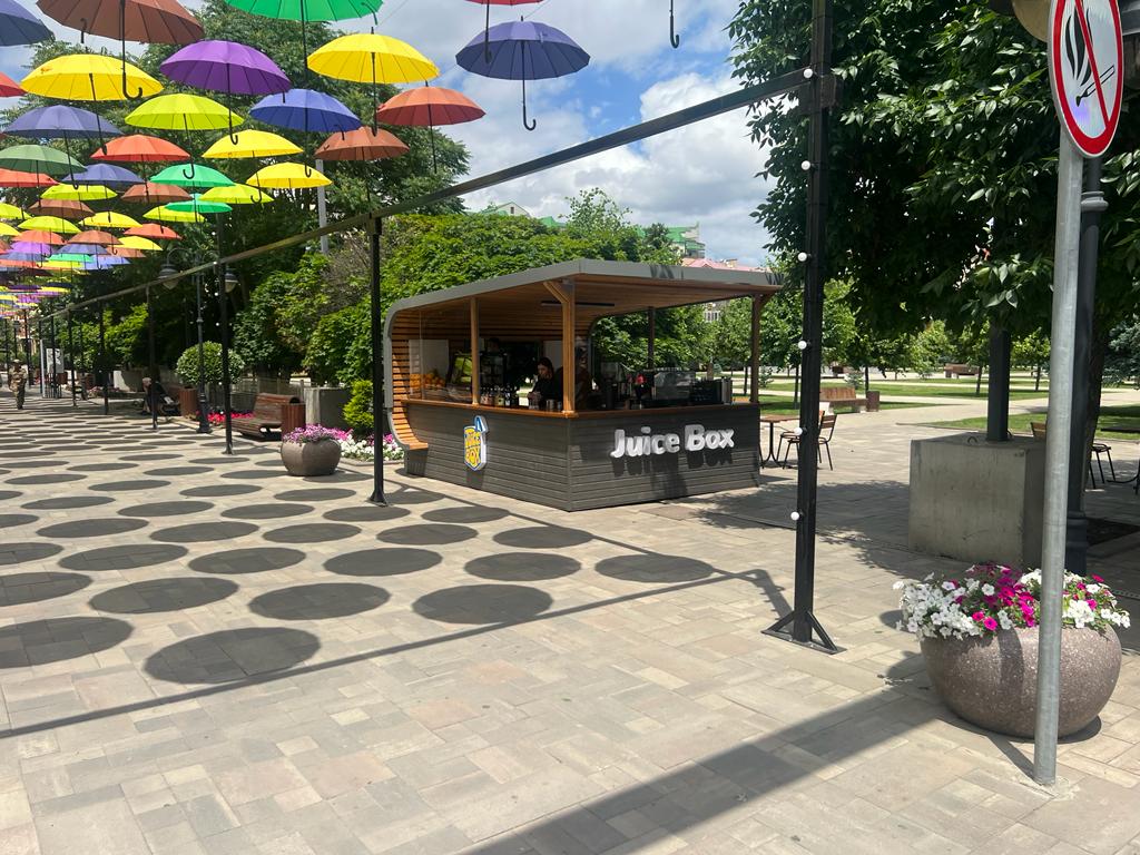 Киоски сети Стрит фуд в г. Грозный