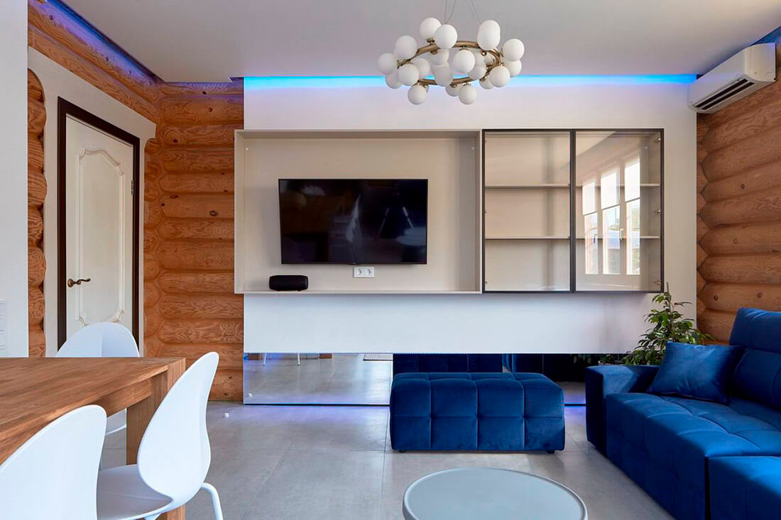 Проект «Бревенчатый минимализм» на НТВ